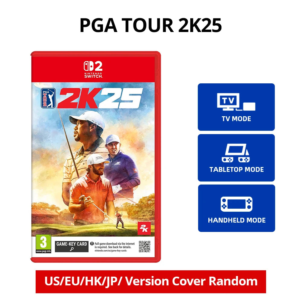 Nintendo Switch 2 Game - PGA TOUR 2K25- Games Physical Cartridge for Nintendo Switch OLED Lite