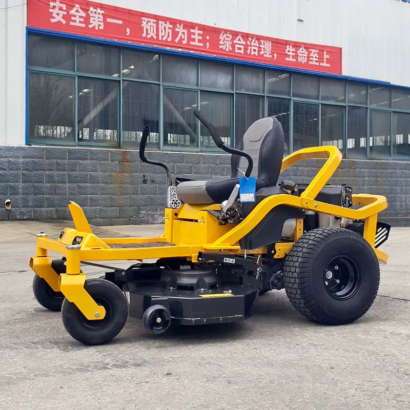 Fine Craftsmanship Smooth Mowing Experience Comfort High Back Seat Wear‑proof Wheel Riding Lawn Mower For Home Landscaping