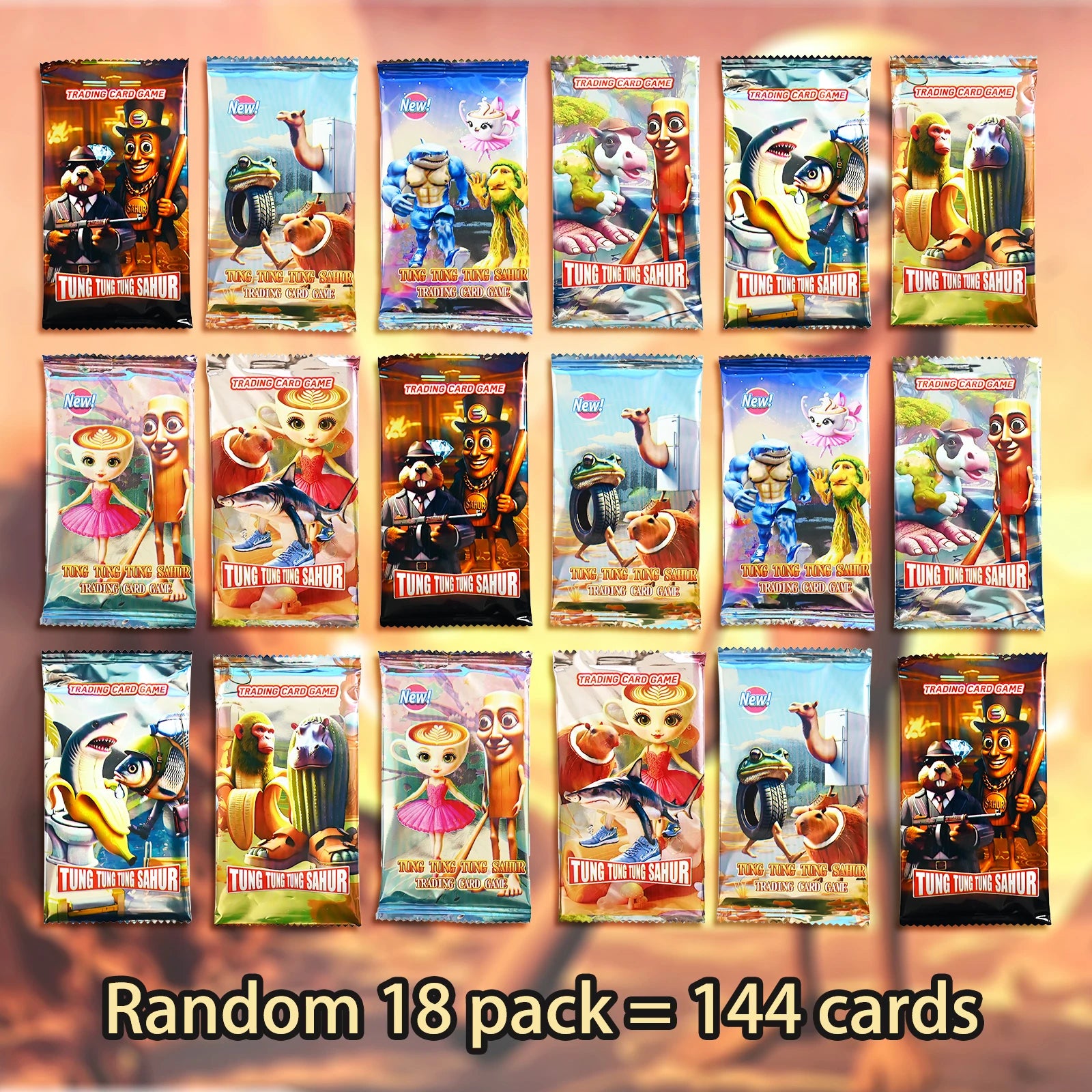 Italian Brainrot Trading Cards Collection Cards Tung Sahur Tralalero Tralala Game Card Battle Carte Toys For Fans Children Gift