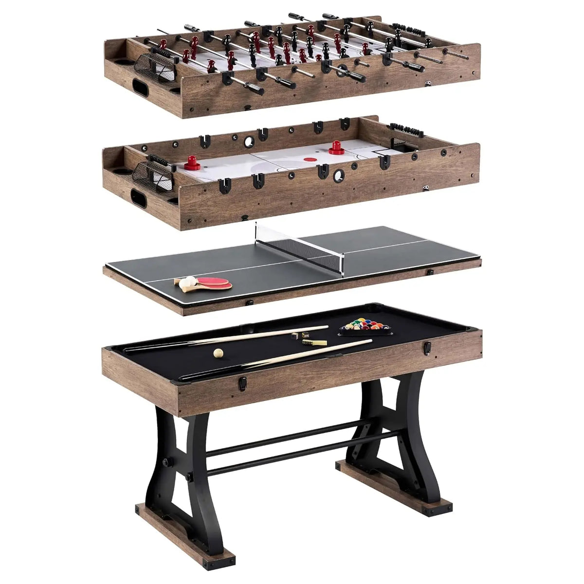 Barrington 54in Combo Game Table, Customized