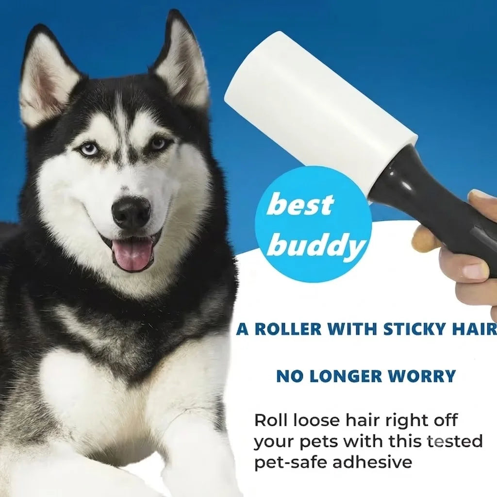 Lint Roller for Pet Hair, Extra Sticky Portable Lint Remover, Lint Roller Clothes, Remover Cats Dog Hair, Lint Roller Pet Hair