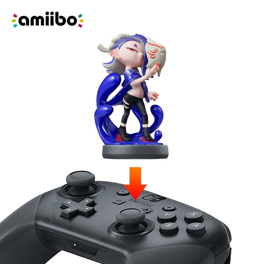 Nintendo Amiibo Figure - splatoon 3 Series - Deep Cut，Shiver，Big Man，Frye -for Nintendo Switch Console Game Interaction Model