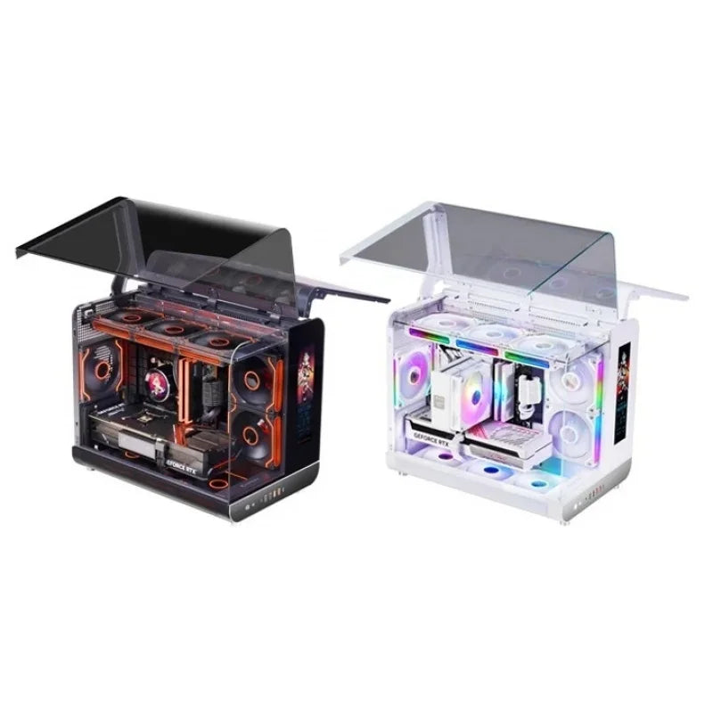 New Design Desktop Gamer Case TYPE-C Interface Supports ATX/MATX Tower With Stock