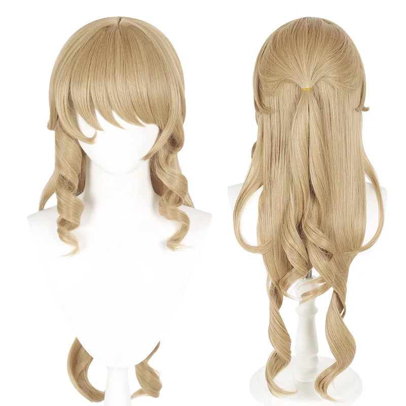 Navia Cosplay Costume Anime Cosplay Genshin Impact  Dress Uniform Wig Set Halloween Party Outfit for Women Dresses