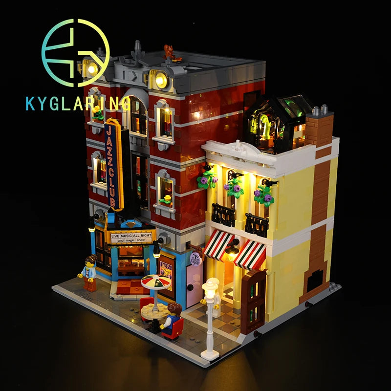 Kyglaring LED Kit For 10312 Jazz Club Lighting Set DIY Toys  (Not Included Building Blocks)