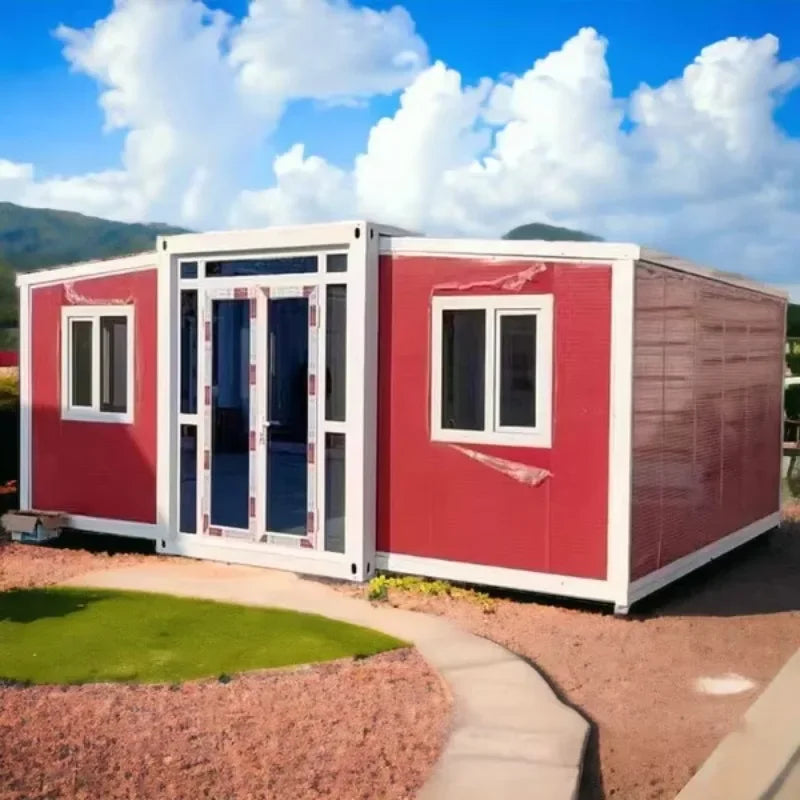 Customized Prefabricated Container House, Modular Expandable Homes, Mobile Tiny House, Office Cabin, Disaster Relief Housing Fol