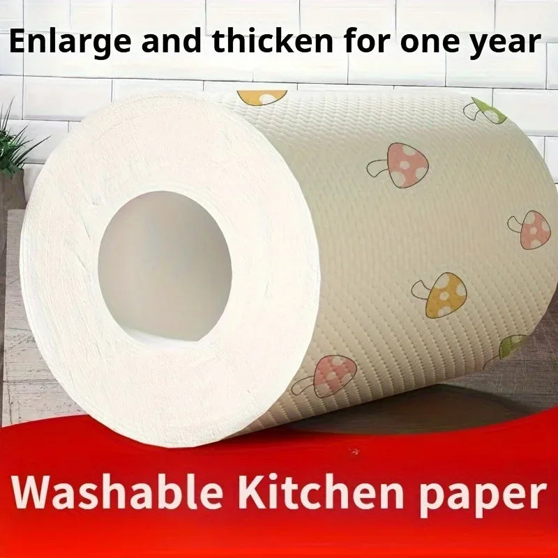 One-time dishcloth water wash dry wet dual-use non-stick oil rags household cleaning rags kitchen towel kichen accessories