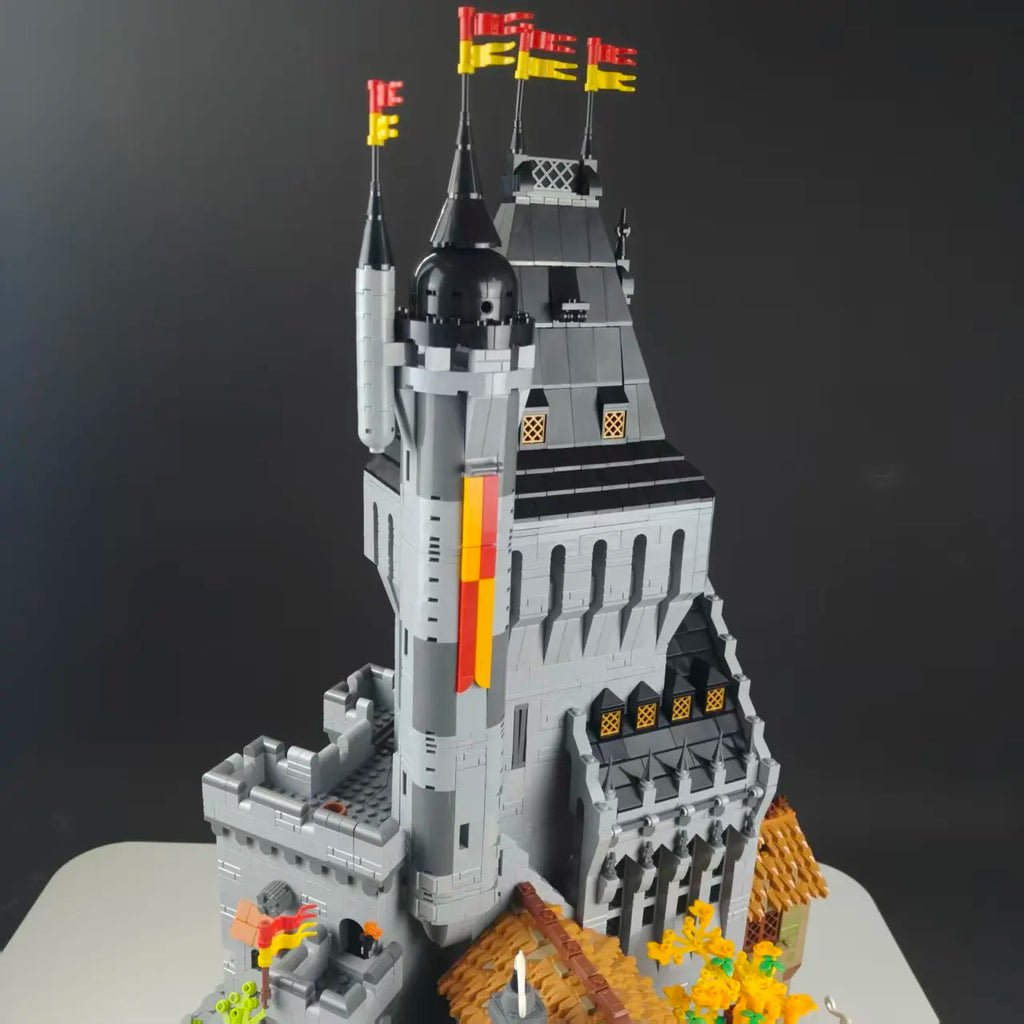 9691PCS  Lion's Tower Castle Architecture Series 9691 Particle Number Model Ornament