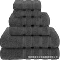 6 Piece Cotton Towel Sets-2 Bath Towels, 2 Hand, 2 Washcloths,Hotel Quality, Soft, Highly Absorbent Towels for Bathroom Gym