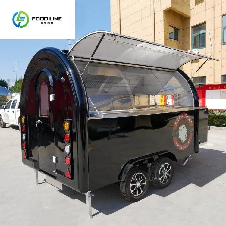 Remorque Comida Food Truck Fried Chicken Lunch Food Trailers Fully Equipped Kitchen