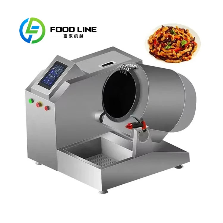 Commercial Cooking Robot Automatic Kitchen Machine for Restaurant Catering Efficient Electric Smart Cooker Stainless Steel