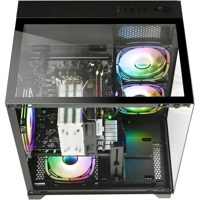 Desktop  I7-14700KF 6 core 2.5GHz PC Computer, RTX 4070 12G, 32G DDR5 RAM, 1TB NVME SSD, Prebuilt Gaming PC Tow