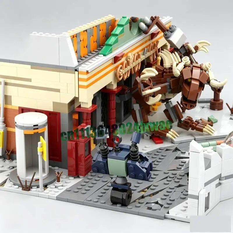 5030 PCS Post Apocalyptic City Street MOC Custom Building Blocks Urban Model Creative Assembly Educational Toy Gifts Collection