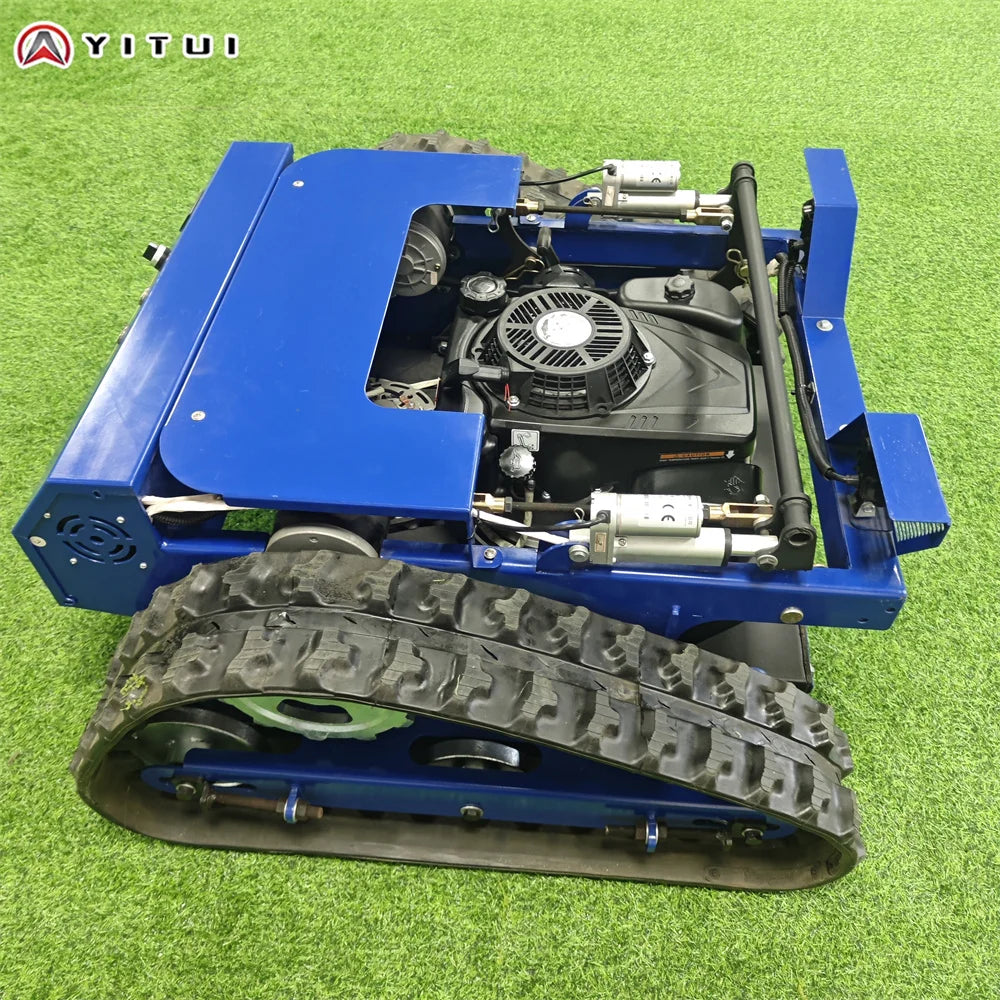 Factory Direct Supply 800kg Crawler Lawn Mower Heavy‑duty Remote Control Grass Cutter Support Customized Cutting Width