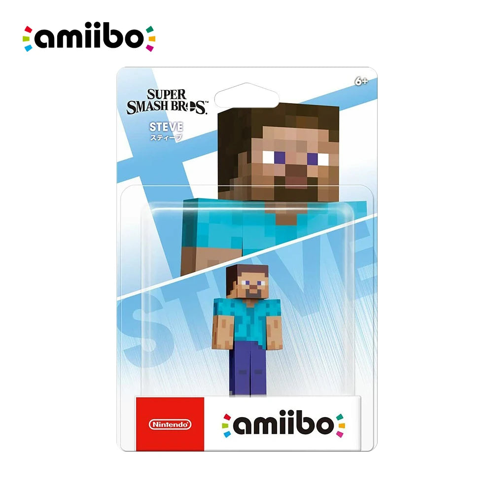 Nintendo Amiibo Figure - Steve - Alex- for Nintendo Switch OLED Lite Game Interaction Model