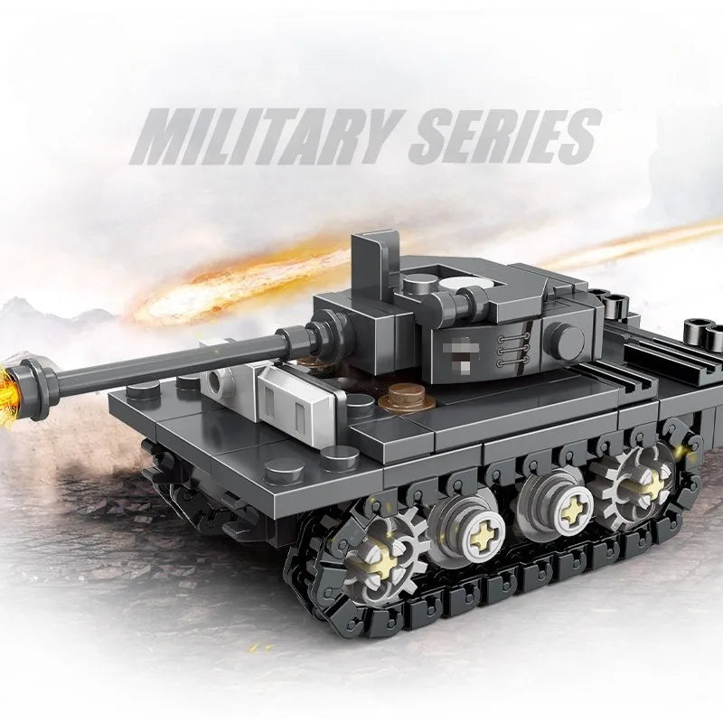 This Heavy-tank Assembly Kit for War Scenarios Is Ideal for Children's DIY Military Models and Serves As An Educational Toy Gift