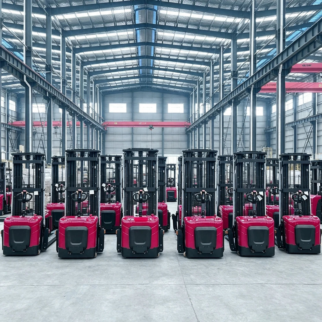 High Quality Durable Full Electric Stacker Industrial Heavy Duty Lifting Machine High Capacity Forklift Equipment TOP Electric