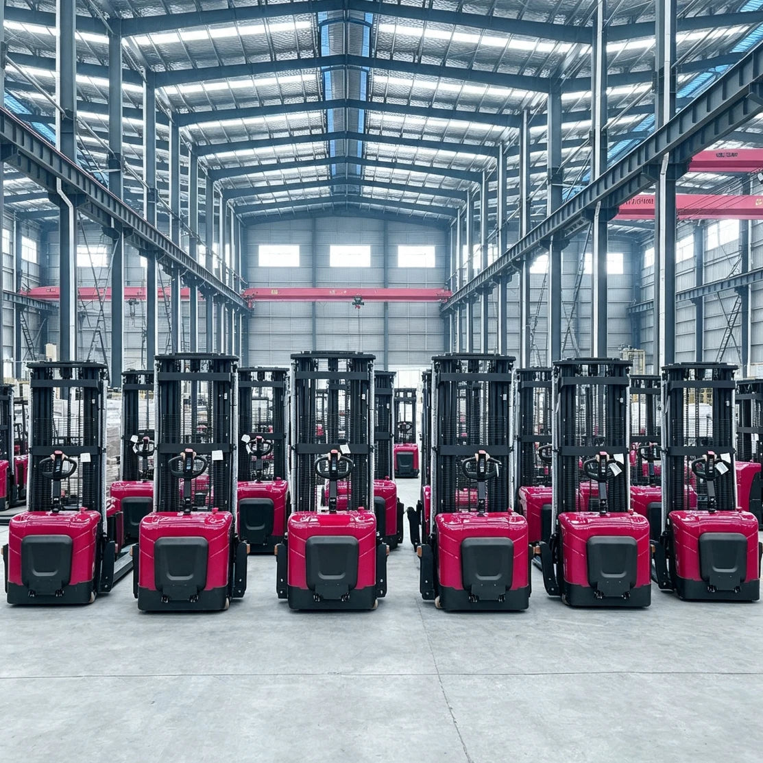 High Quality Durable Full Electric Stacker Industrial Heavy Duty Lifting Machine High Capacity Forklift Equipment TOP Electric