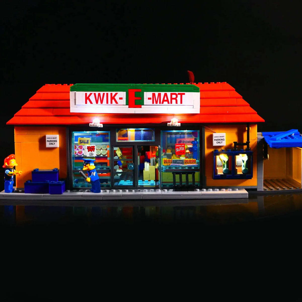 LED Lighting Kit Building 71016 Compatible 16004 Kwik-E-Mart (Only the Lights)