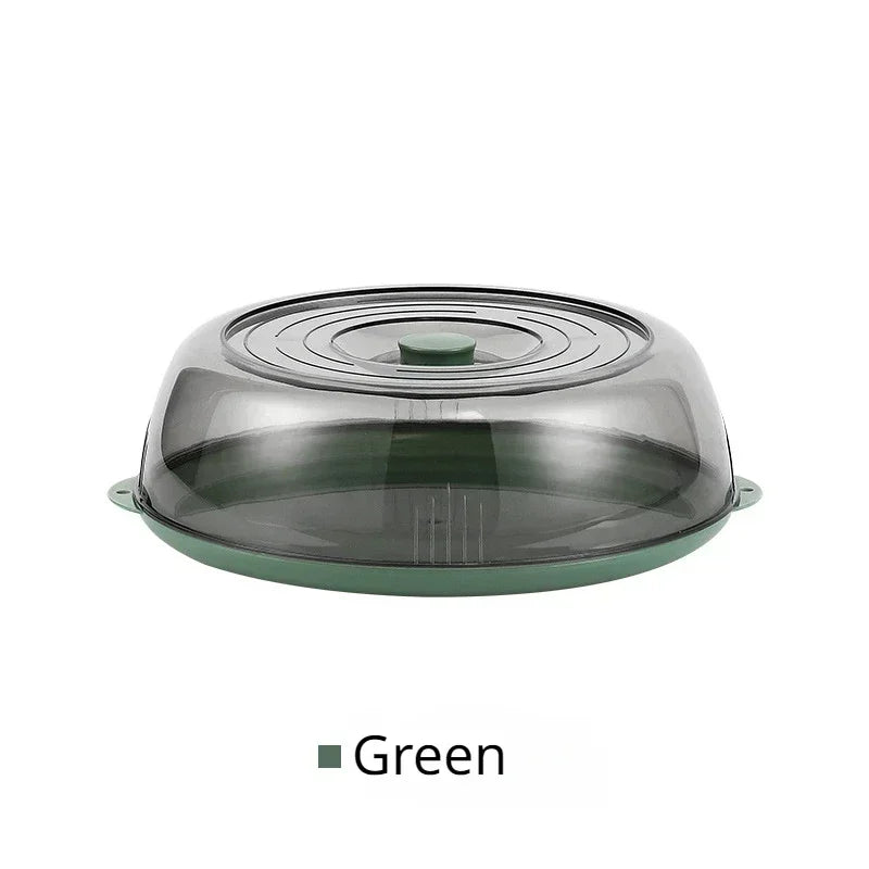 Household Food Insulation Cover Transparent Stackable Dust-Proof Insect Food Insulation Cover Kitchen Gadgets Reusable