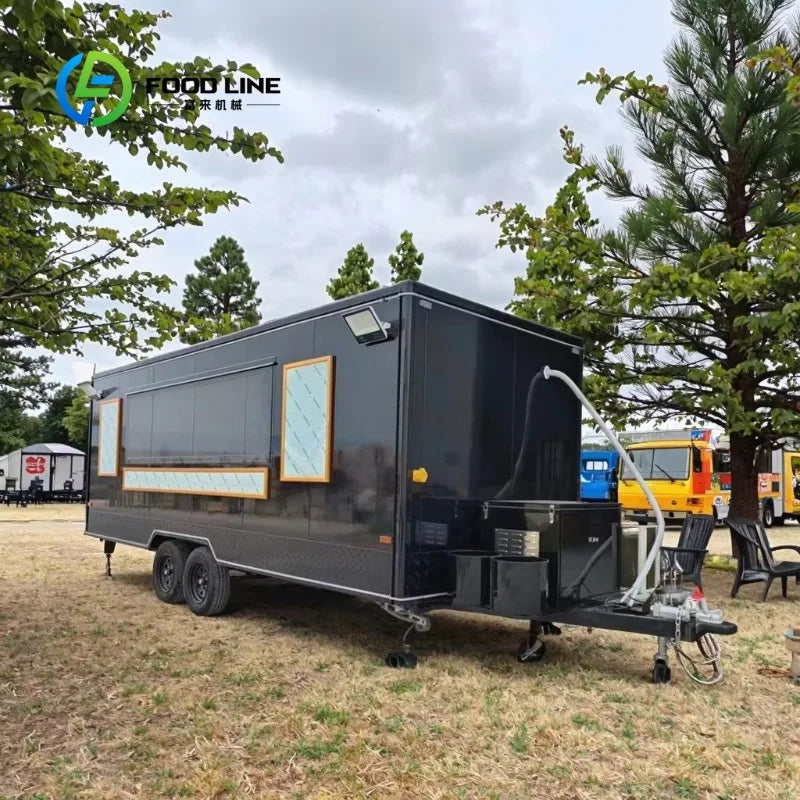 New Full Kitchen Coffee Beverage Food Truck - Fashion Dining Trailer for Street Catering
