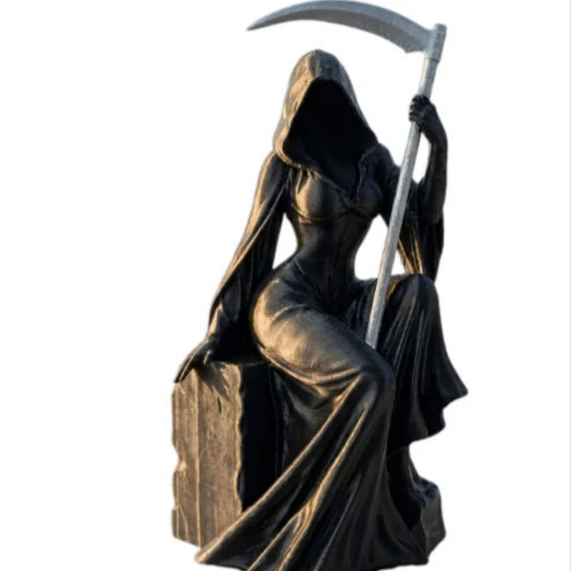 1/3 Scale London Dusk Reaper Decorative Figurine, Collectible Statue, Home Room Bookshelf Decoration, Desktop Ornament, Dark Gothic Style Statue (Sculpture), Thames River Ambiance Decor, Niche Style Ornament, Perfect f