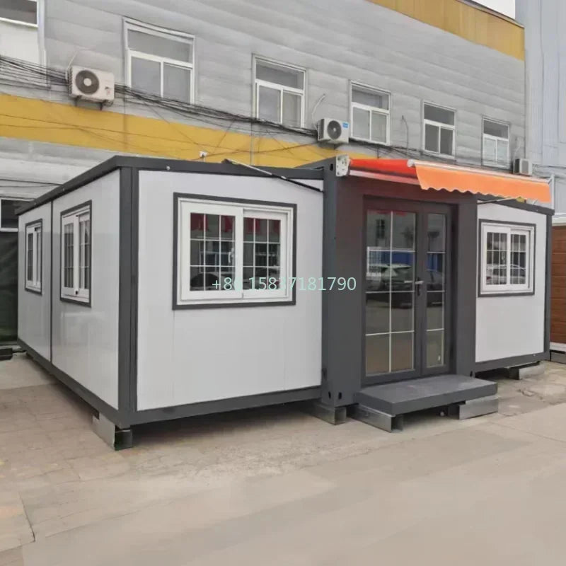 Easily Assembled Container House Luxury Living Prefabricated Expandable Mobile Home Folding House Container with 2 3 Bedrooms