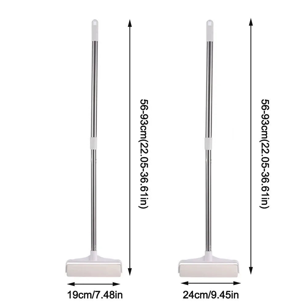 Tearable Long Handle Lint Roller Brush Telescopic 19/24cm Pet Hair Remover Roller Mop For Home Bedroom Car Seats