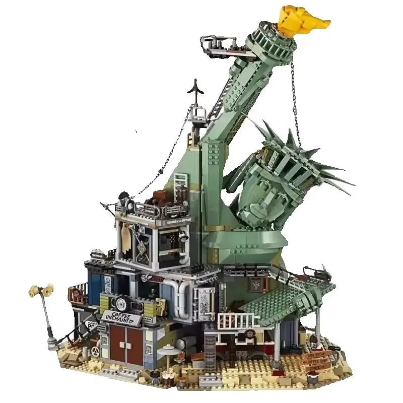 2026 Chinese building Big movie Doomsday Castle,  Castle  Goddess Compatible with  Model DIY Building Blocks  Toy GiftS