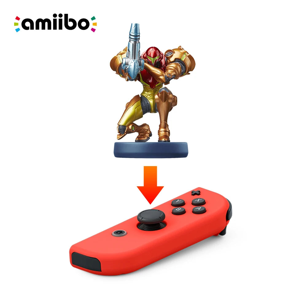 Nintendo Amiibo Figure - SAMUS ARAN - Nintendo Switch Game Console Game Interaction Model for Nintendo Switch OLED Lite