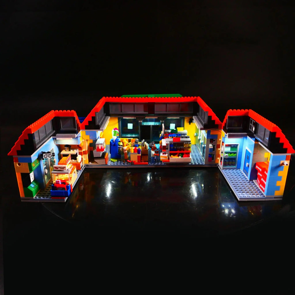 LED Lighting Kit Building 71016 Compatible 16004 Kwik-E-Mart (Only the Lights)