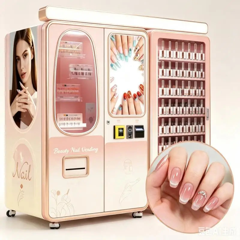 Cosmetics Vending Machine Customized Intelligent Beauty Product Retail Kiosk With Digital Display For Mall Shopping Center