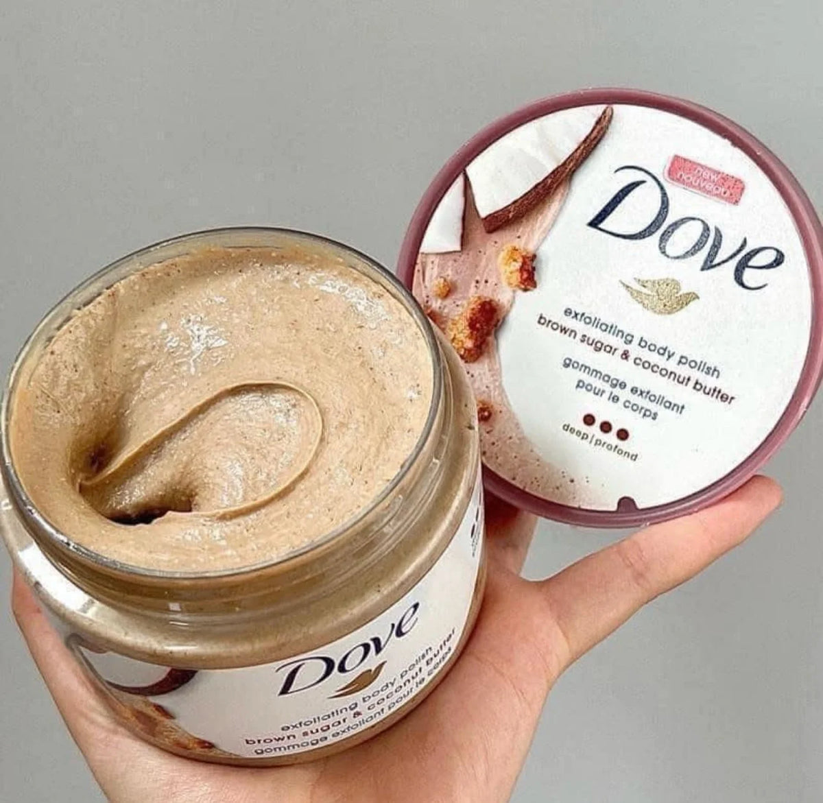 HOT DOVE Scrub Cleanses the Skin, Moisturizes, Exfoliates, Removes Dead Skin, and Makes the Skin Smooth and Long-Lasting Fragran