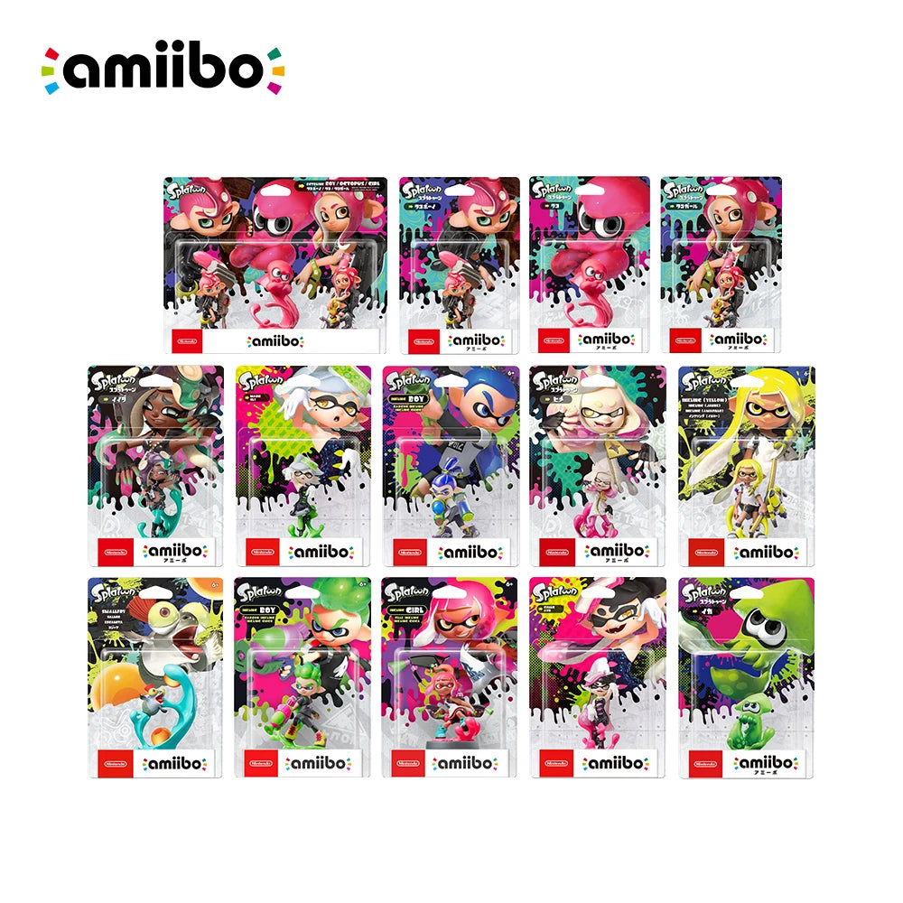 Nintendo Amiibo Figure  splatoon 3 /Splatoon series/ octopus / untuk Model Interaksi Game Konsol Game Nintendo Switch