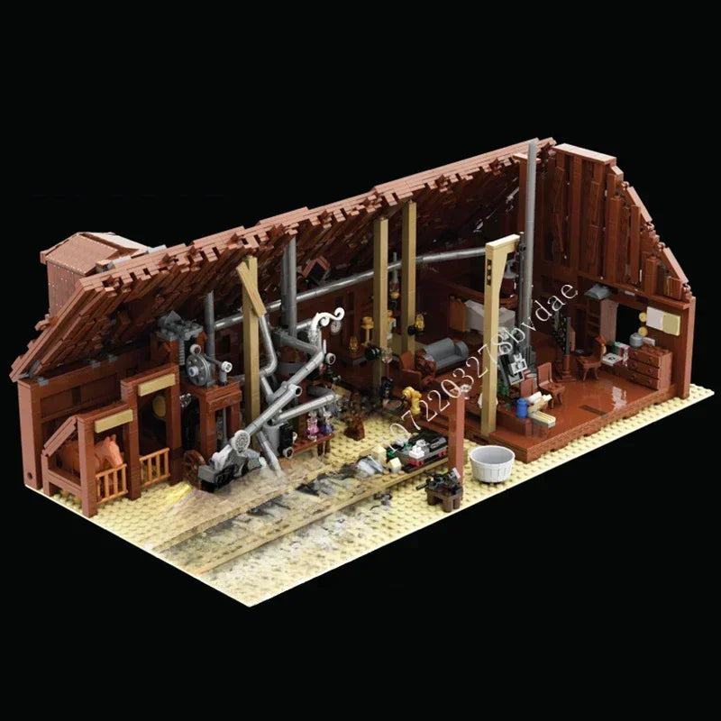 3301 PCS Doc's Barn 1885 Hot City MOC StreetView Creative Puzzle Architecture DIY Assembly Model Toy Christmas Gift