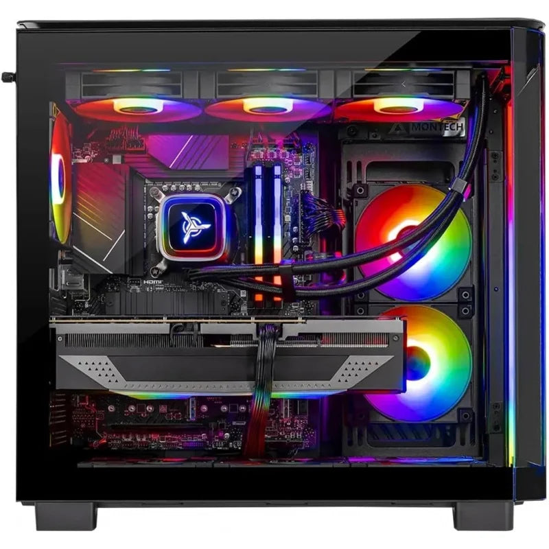 King 95 Gaming PC, Ryzen 7 7700X 4.5GHz, RX 9070 16GB, 2TB Gen4 NVMe SSD, 32GB DDR5 RAM 6000, 850W Gold A