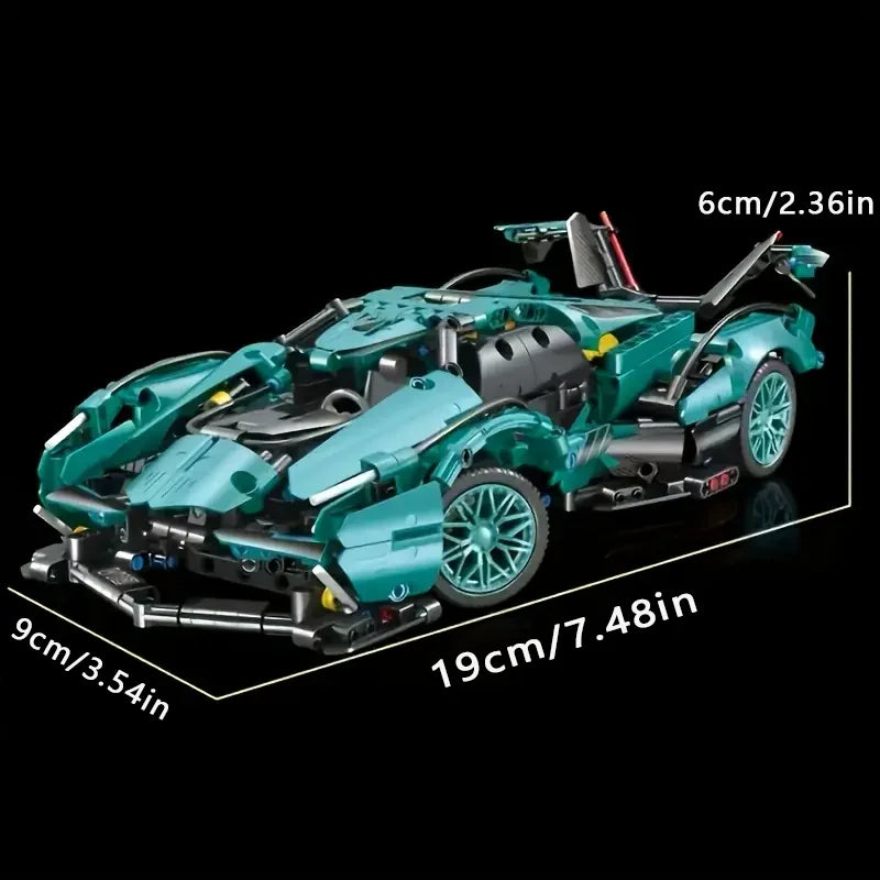 569pcs DIY building kit, perfect for bedroom decor and gifts, desktop decorations, hobbyist toys.