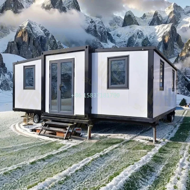 Easily Assembled Container House Luxury Living Prefabricated Expandable Mobile Home Folding House Container with 2 3 Bedrooms