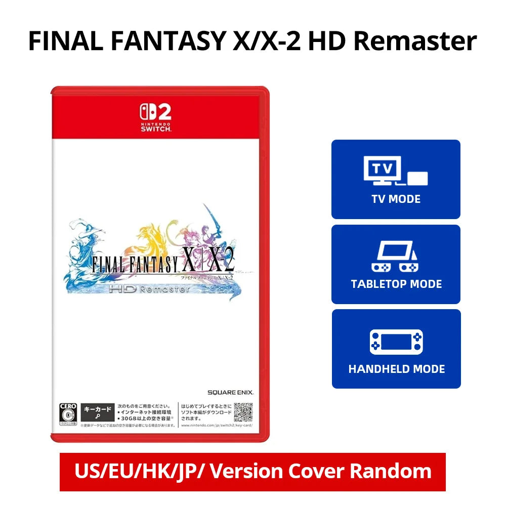 Nintendo Switch 2  Game - FINAL FANTASY XX-2 HD Remaster- Games Physical Cartridge for Nintendo Switch OLED Lite