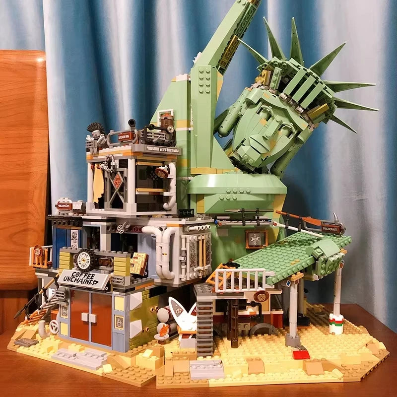 2026 Chinese building Big movie Doomsday Castle,  Castle  Goddess Compatible with  Model DIY Building Blocks  Toy GiftS