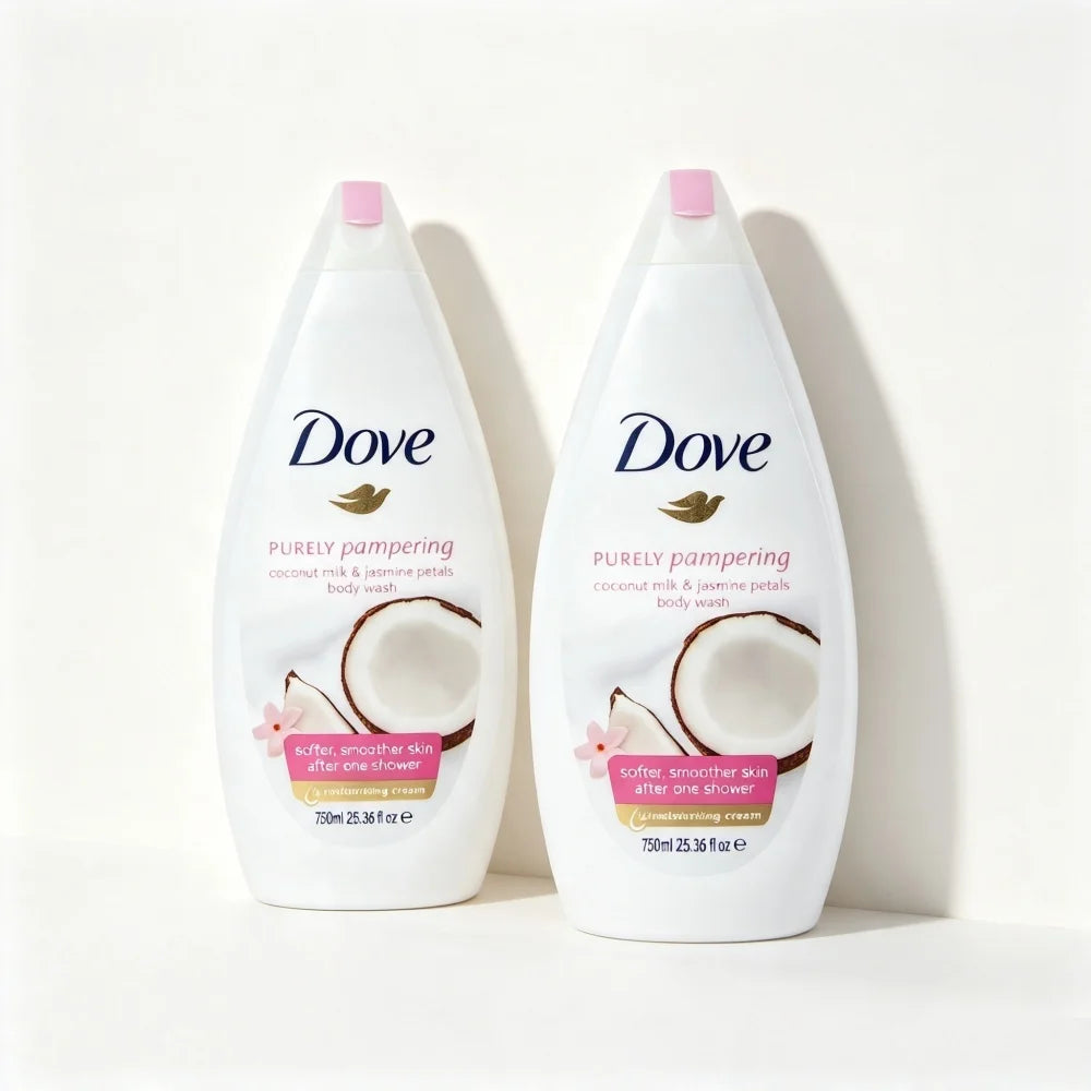 Dove Nourishing Secret Shower Gel ideal for dry skin gently cleanses and delivers 24-hour moisturizing to prevent skin dryness