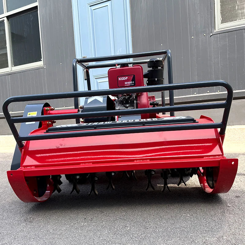 Customized Remote Controlled Four Wheel Drive Wheeled Lawn Mower for Orchards Lawns Garden Weeding Available