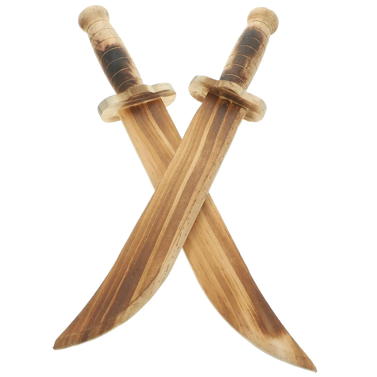 2Pcs Wooden Swords for Kids Safe Toy Swords Boys 5 8 Years Portable Small Pine Fighting Decor