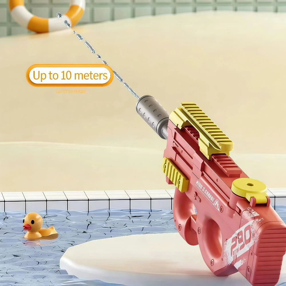 Electric Water Gun, Automatic Squirt Guns withFT Range with Large Capacity,  Water Blasters for Kids Boys Adults Outdoor Summer