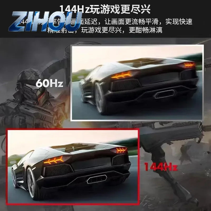 لشاشة الألعاب المنحنية 34 بوصة بدقة 4K ومعدل تحديث 165 هرتز، ودقة 2K ومعدل تحديث 280 هرتز، شاشة IPS عالية التحديث لعرض ألعاب الرياضات الإلكترونية للكمبيوتر الشخصي