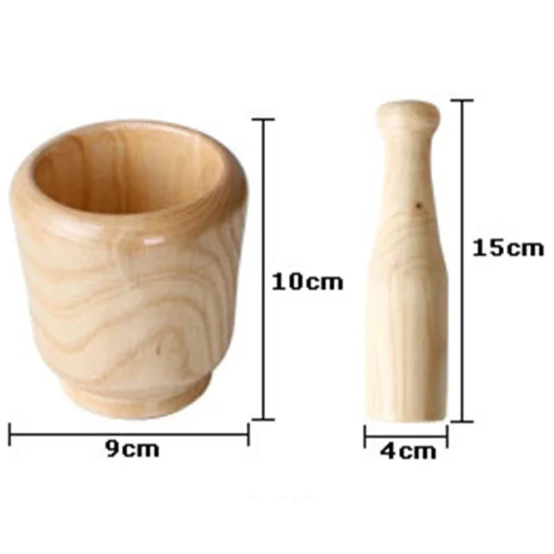 Mortar and Pestle Set Press Ginger Crusher Spices Grinding Garlic Mincer Herb Spice Masher Grinder Fresh Chopped Graters