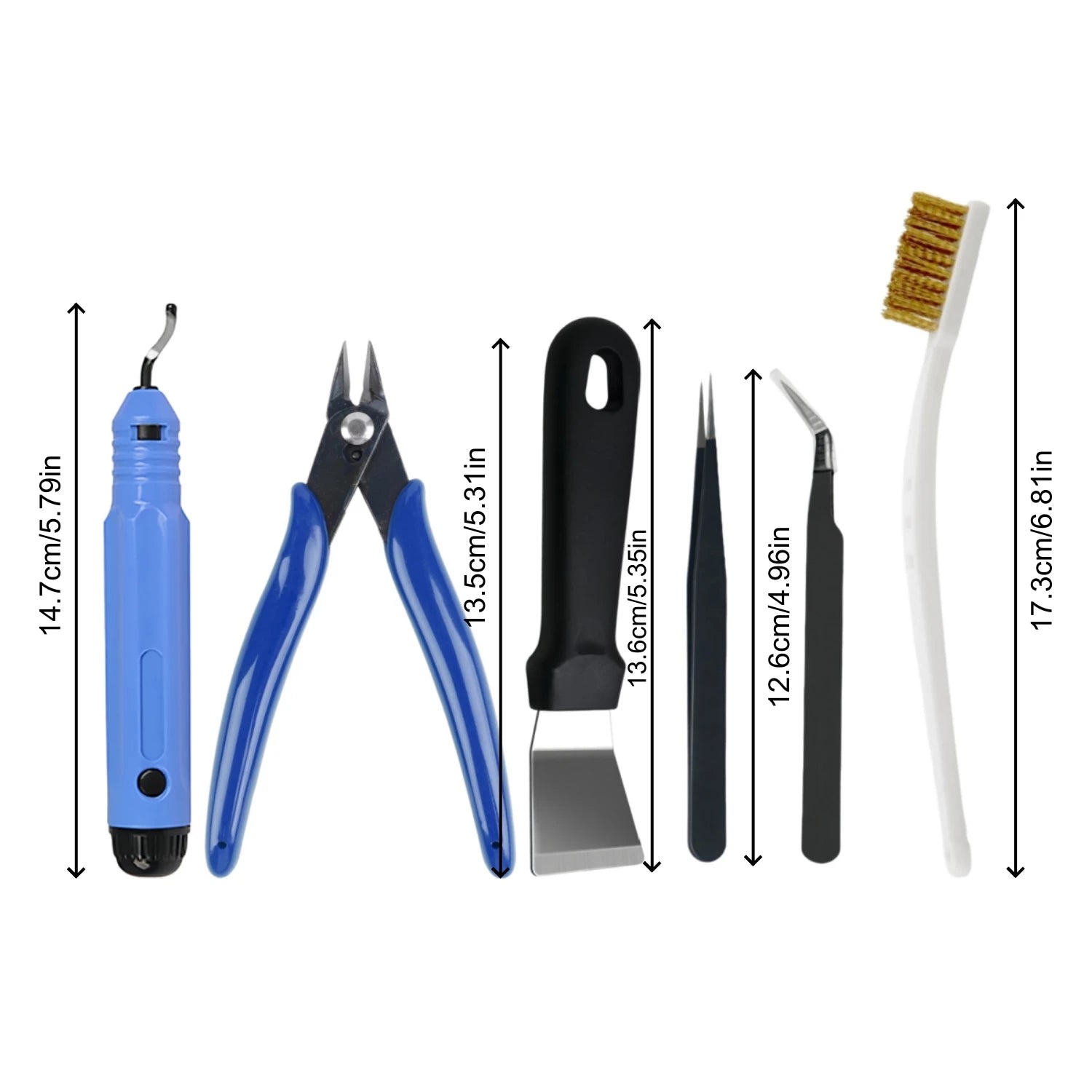 3D Printing Tools Various Types Tools Brush Tweezers Pliers Shovel Deburring Kits Universal 3D Printer Tools