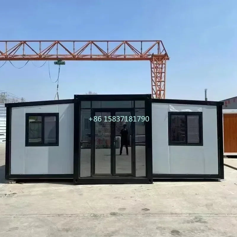 2 Bedroom Container House Luxury Predfabricated Container Homes 20ft 40ft Expandable Container House with Bathroom Garden Room