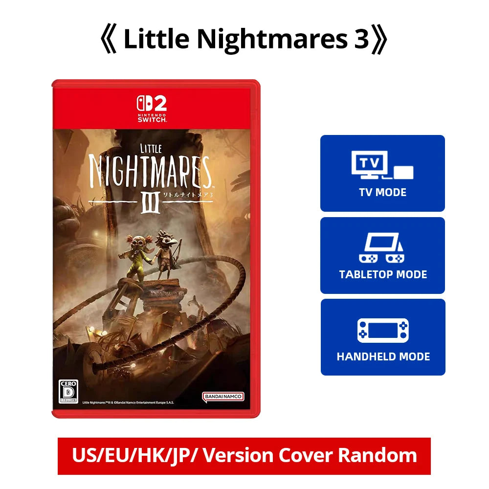 Nintendo Switch Game Deals - Little Nightmares 3 - Original Physical Game Card for NS1/NS2