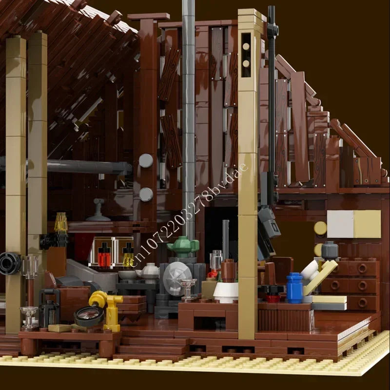 3301 PCS Doc's Barn 1885 Hot City MOC StreetView Creative Puzzle Architecture DIY Assembly Model Toy Christmas Gift